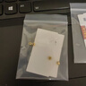 喜上眉梢喜飾黃金古法金珠999足金散珠硬金光面磨砂轉運珠路路通圣誕禮物 3mm 重工古法珠兩顆  0.2g 曬單實(shí)拍圖