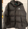 駱駝（CAMEL）羽絨服男2025秋冬新款加厚保暖90%絨羽絨面包服外套女 735CR07014，幻影黑，中性 2XL 曬單實(shí)拍圖
