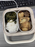 小熊（Bear）加熱飯盒 電熱飯盒 自熱飯盒 電加熱保溫飯盒 雙層304不銹鋼上班族熱飯神器微電腦蒸煮 DFH-C15B9 曬單實(shí)拍圖