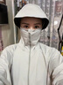 蕉下（beneunder）防曬衣女防曬服涼感披肩休閑戶外遠(yuǎn)山灰L 曬單實(shí)拍圖