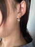 伊燦白鹿同款滿(mǎn)鉆花朵耳環(huán)女2025新款爆款耳釘精致氣質(zhì)高級感耳扣耳飾 白鹿同款滿(mǎn)鉆花朵耳環(huán) 曬單實(shí)拍圖