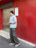 卡圖弛美式微喇迷彩牛仔褲男夏季高街潮牌小眾痞帥寬松百搭直筒闊腿褲子 迷彩色 XL 【建議120-140斤】 曬單實拍圖