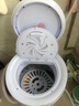 奧克斯（AUX）脫水機(jī)家用大容量不銹鋼甩干機(jī)甩干桶 小型宿舍公寓出租房單脫水甩干迷你脫水桶大家電器 10斤殺菌款【藍(lán)光殺菌不銹鋼桶+快速脫水干至9成】 曬單實(shí)拍圖