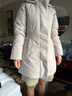 加拿大鵝（Canada Goose）【新品】Leslie女士黑標派克大衣休閑外套大鵝羽絨服 3833WB 9432 石灰色 S 曬單實(shí)拍圖