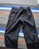 VUUG冰絲休閑褲男款夏季天絲薄款直筒寬松大碼牛仔長(cháng)褲子 2XL   黑色 曬單實(shí)拍圖
