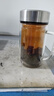 富光雙層玻璃杯支持團購定制泡茶杯辦公杯帶把 大容量男女水杯子580ML 曬單實拍圖