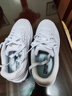 彪馬（PUMA）【小白鞋】增高厚底網(wǎng)球風(fēng)板鞋女復古休閑鞋 SKYE 374764  白-白-銀色-淺灰 01 35.5 曬單實(shí)拍圖