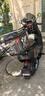 星騎俠裂行pcx160摩托車尾箱uy125uu鋁合金尾箱巧格i電動(dòng)車小牛n1后備箱 55L黑版花+內(nèi)襯+車貼+不銹鋼底座 曬單實(shí)拍圖