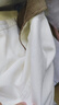 森馬（Semir）外套女中長(zhǎng)款拼色燈芯絨翻領(lǐng)復(fù)古2024新款秋刺繡寬松夾克時(shí)尚 咖白色調(diào)00351 M 曬單實(shí)拍圖
