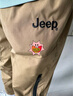 吉普（JEEP）美國正品工裝休閑褲春秋男士寬松直筒戶(hù)外運動(dòng)登山闊腿傘兵長(cháng)褲子 棕色 常規 【官方正品】 XL 【適合145斤左右】 曬單實(shí)拍圖