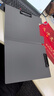 得力（deli）A4雙夾橫式折頁(yè)板夾文件夾夾板 書(shū)寫(xiě)板夾寫(xiě)字板詩(shī)朗誦簽約夾板 試卷資料收納夾 PE126 黑色 曬單實(shí)拍圖