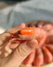 美加佳大號頭籽北極甜蝦凈重3斤 80/100規格 頭籽率80% 熟凍甜蝦 曬單實(shí)拍圖