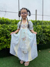 安妮優(yōu)兒女童漢服夏款中國風(fēng)2025新款超仙古裝夏季兒童裝裙子女孩古風(fēng)公主 紫色 120 曬單實(shí)拍圖