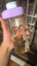 HEGEN海格恩吸管杯兒童水杯學(xué)飲杯奶瓶1-3-6歲直飲吸管嬰兒寶寶牛奶杯 【獨立抓握】 330ml 吸管杯-浪漫紫 曬單實(shí)拍圖