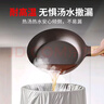 啦哄手提垃圾袋銀色45*60cm80只1絲金剛鋼袋背心垃圾袋家用加厚中號 曬單實(shí)拍圖