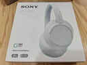 索尼（SONY）WH-CH720N頭戴式無(wú)線(xiàn)藍(lán)牙耳機(jī) AI智能主動(dòng)降噪重低音 網(wǎng)課英語(yǔ)學(xué)習(xí)游戲電腦耳麥 白色 曬單實(shí)拍圖