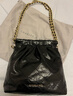 CHARLES&KEITH迷你菱格流浪包單肩斜挎雙肩包包女包生日禮物CK2-60782390 Black黑色 S 曬單實(shí)拍圖