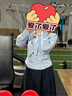 闊色（kuose）淺藍色格子襯衫短款長(cháng)袖襯衣娃娃衫小衫25秋季新款女氣質(zhì)上衣 淺藍色 M 曬單實(shí)拍圖