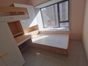寢舒堡（SLeep castle）兒童錯位型上下床小戶型多功能雙層組合床兩層帶衣柜書桌高低床 寬423cm+側(cè)梯46cm+書桌+1.8米榻 組合床 曬單實拍圖