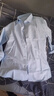 啄木鳥(niǎo)（TUCANO）襯衫男春秋季長(cháng)襯衣商務(wù)休閑純色刺繡透氣百搭男裝B 淺藍 L 曬單實(shí)拍圖