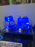 豐谷全自動(dòng)上水電熱水壺 茶臺燒水壺 家用辦公嵌入式茶桌茶幾一體機茶具電茶爐套裝 1L （37*20cm）底部雙加水拉絲銀-蒸茶款 曬單實(shí)拍圖