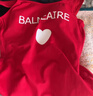 范德安（BALNEAIRE）【吉克雋逸同款】小紅心系列海邊防曬連體泳衣顯瘦L 60551-1 曬單實(shí)拍圖
