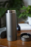 水宜生純鈦保溫杯男士鈦杯高檔商務(wù)大容量車(chē)載富氫泡茶水杯辦公養生杯子 鈦本色500ml 曬單實(shí)拍圖