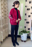 啄木鳥(niǎo)2025新款本命年過(guò)年衣服春秋冬裝毛衣加厚中老年女裝喜婆婆上衣 酒紅色 XL [建議115-130斤] 曬單實(shí)拍圖
