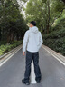 National Geographic國(guó)家地理25秋新品ATLAS系列WINDSTOPPER男連帽夾克外套 淺灰色L/GREY L 曬單實(shí)拍圖