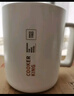 炊大皇陶瓷杯馬克杯茶杯 經(jīng)典黑白泡茶杯咖啡杯早餐杯果汁水杯白色420ml 曬單實(shí)拍圖