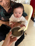 英氏（YEEHOO）寶寶元寶勺子嬰兒學(xué)吃飯訓練兒童硅膠自主進(jìn)食勺ppsu輔食餐具 曬單實(shí)拍圖