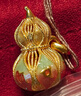 六福珠寶 黃金吊墜六字真言福滿(mǎn)傳家足金葫蘆不含鏈 計價(jià) 約4.71克 曬單實(shí)拍圖