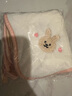 【潔麗雅同廠】嬰兒刺繡小方巾超柔新生寶寶兒童洗臉擦手24*24cm 隨機2條裝 曬單實拍圖