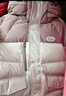 雪中飛秋冬新款情侶羽絨服拼接撞色活力連帽大口袋情侶加厚中長(cháng)款羽絨服 暮光紫|6140 S 160/84A 曬單實(shí)拍圖