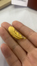 周生生羽毛黃金吊墜 足金掛墜女不含項鏈 生日禮物86820P計價4.75克 曬單實拍圖