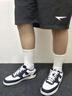 耐克男子低幫板鞋秋季運動鞋官方NIKE COURT VISION LOW HM9862 400深藏青/白 42.5 曬單實拍圖