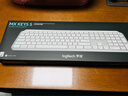 羅技（Logitech）大師系列 MX Keys S無線藍牙鍵盤 超薄全尺寸 人體工學(xué) 智能背光 預(yù)設(shè)指令升級 帶無線接收器 白色 曬單實拍圖