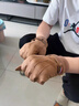 蒙口比鄰加絨加厚手套男冬觸屏潮流韓版學(xué)生男士手套冬季騎行保暖防寒 A款駝色 均碼 曬單實(shí)拍圖