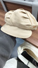笙格兒帽子褶皺云朵貝雷帽女戶(hù)外出游可折疊大頭圍可調節顯臉小八角帽 曬單實(shí)拍圖