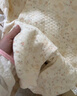婧麒（JOYNCLEON）嬰兒保暖連體衣秋冬季寶寶夾棉衣服哈衣新生兒空氣棉睡衣爬服 斜開(kāi)麻花小熊 80cm 曬單實(shí)拍圖