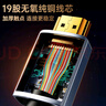 綠巨能（llano）HDMI線2.1版8K60Hz 4K240Hz高清視頻連接線 兼容HDMI2.0 筆記本電腦接電視投影儀顯示器3米 送扎帶 曬單實拍圖