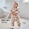 OAK FAMILY冬季新品嬰兒羽絨服白鵝絨連帽爬服寶寶外出保暖連體衣 小蘋果 90 cm 曬單實拍圖
