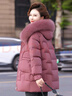 鴨鴨（YAYA）中年媽媽冬裝洋氣羽絨服2025新款冬季中老年女款氣質(zhì)大毛領(lǐng)外套女 曬單實(shí)拍圖