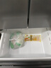 美的（Midea）417法式多門(mén)四開(kāi)門(mén)嵌入式60CM超薄一級雙變頻智能家用電冰箱MR-417WFPE流蘇銀國家補貼20% 曬單實(shí)拍圖