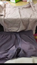 栢啟歆瑜伽服套裝女2025新款春夏健身服跑步運動套裝速干普拉提訓練騎行 粉色短袖+紫色短褲【XL】 曬單實拍圖