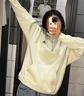 adidas情侶加絨加厚寬松連帽長袖套頭衛(wèi)衣男女秋冬阿迪達(dá)斯輕運動 淺綠   L 曬單實拍圖