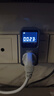 得力（deli）數(shù)顯電力監(jiān)測儀功率計量插座精密型用電功耗測量儀10A反顯屏 曬單實拍圖