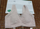 松山棉店【小棉花】大胸顯小蕾絲內衣女士純棉大碼文胸罩無(wú)痕隱形大紅2XL 曬單實(shí)拍圖