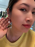 KZD純銀足銀珍珠耳釘耳環(huán)女款高雅掛鉤防過敏送愛人禮 純銀珍珠圓形耳鉤 10mm 曬單實(shí)拍圖
