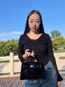 viney包包女包牛皮凱莉包品牌斜挎包輕奢生日禮物送女友老婆 【黑色】高級感實(shí)用ck風(fēng)手提單肩包 曬單實(shí)拍圖